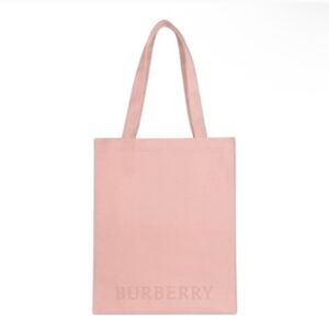 Burberry Soft Blush Pink Tote Bag GWP 16” x 12.5” New in Bag